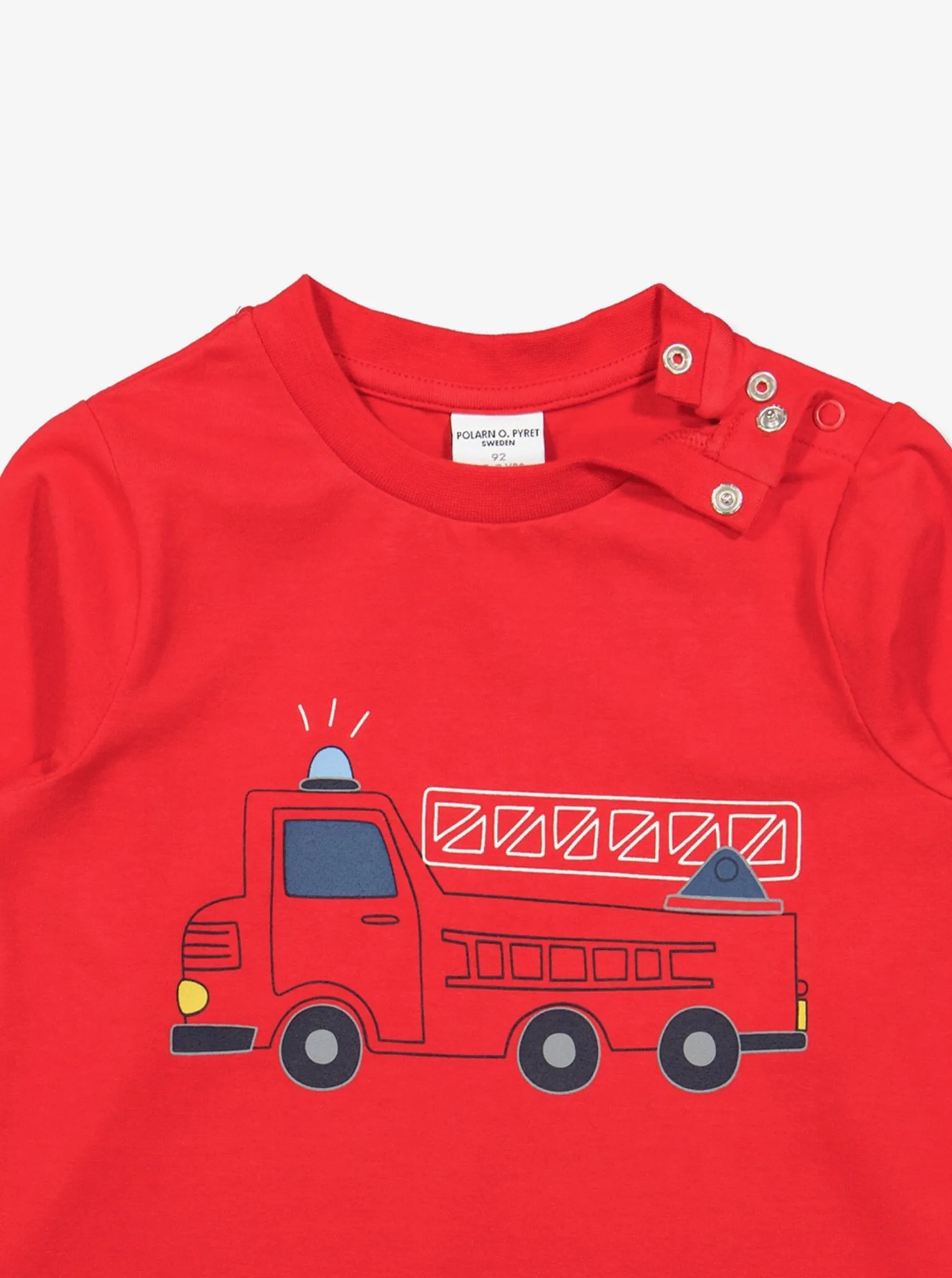 Fire Engine Kids Top