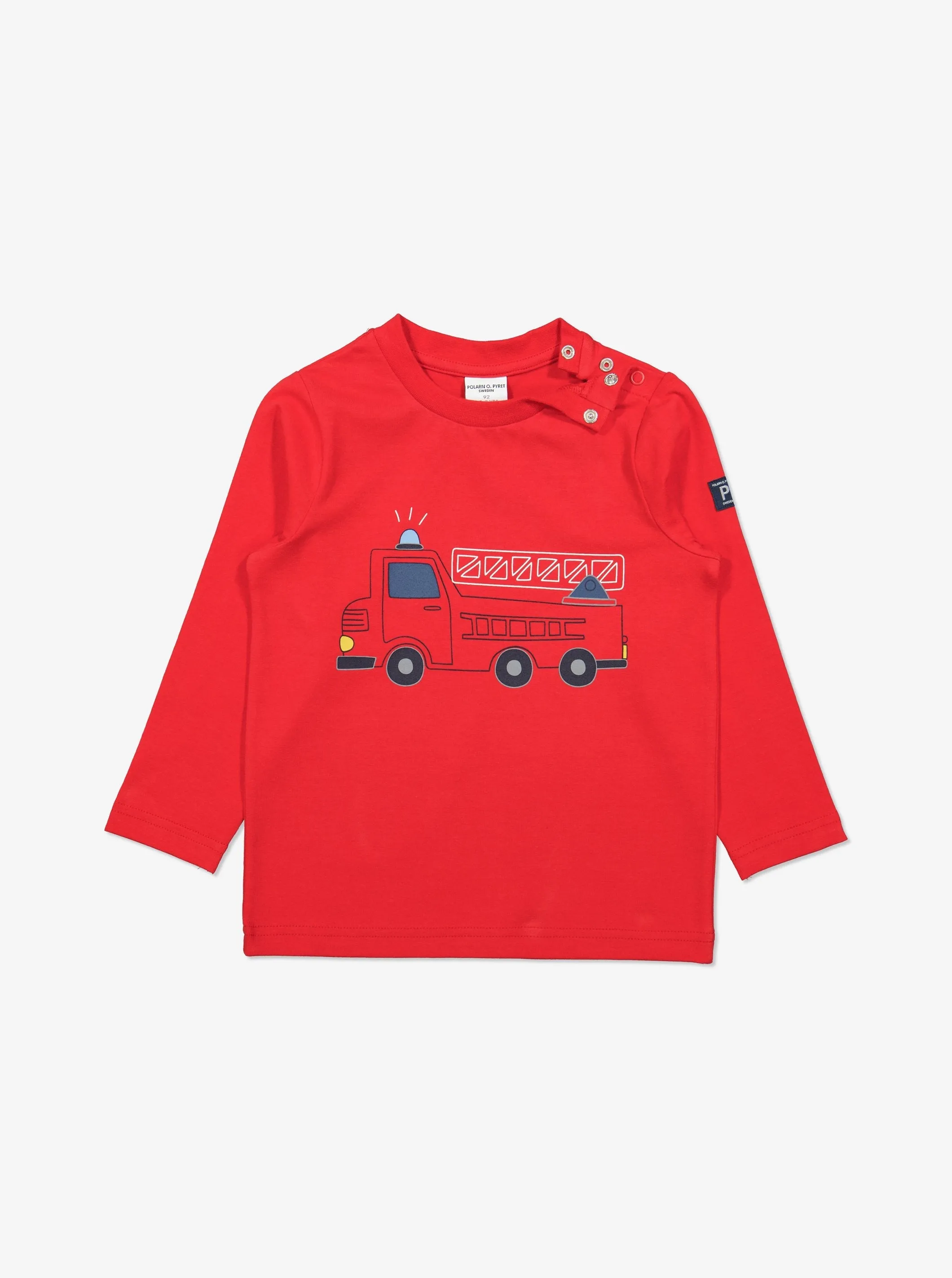 Fire Engine Kids Top