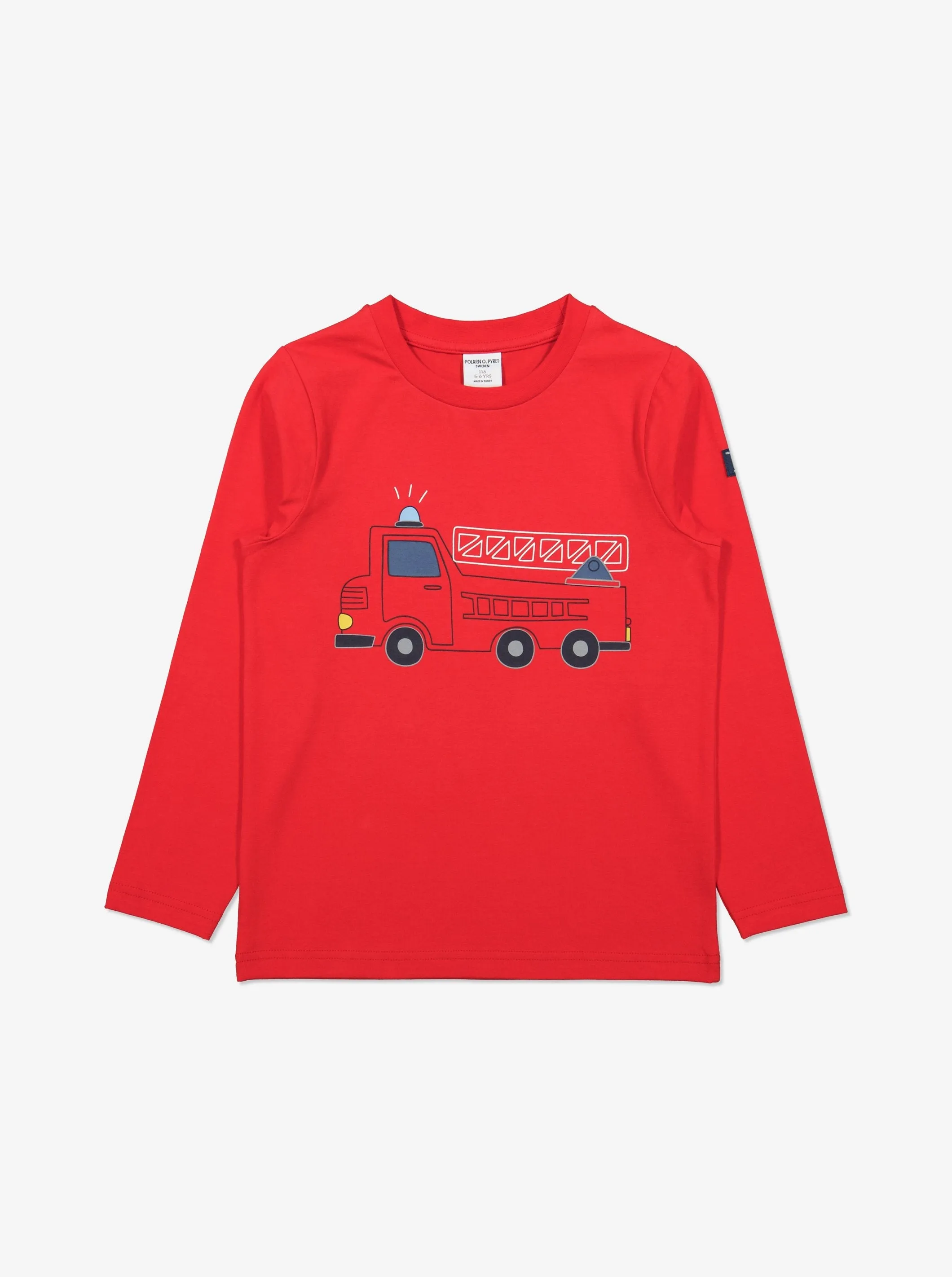Fire Engine Kids Top