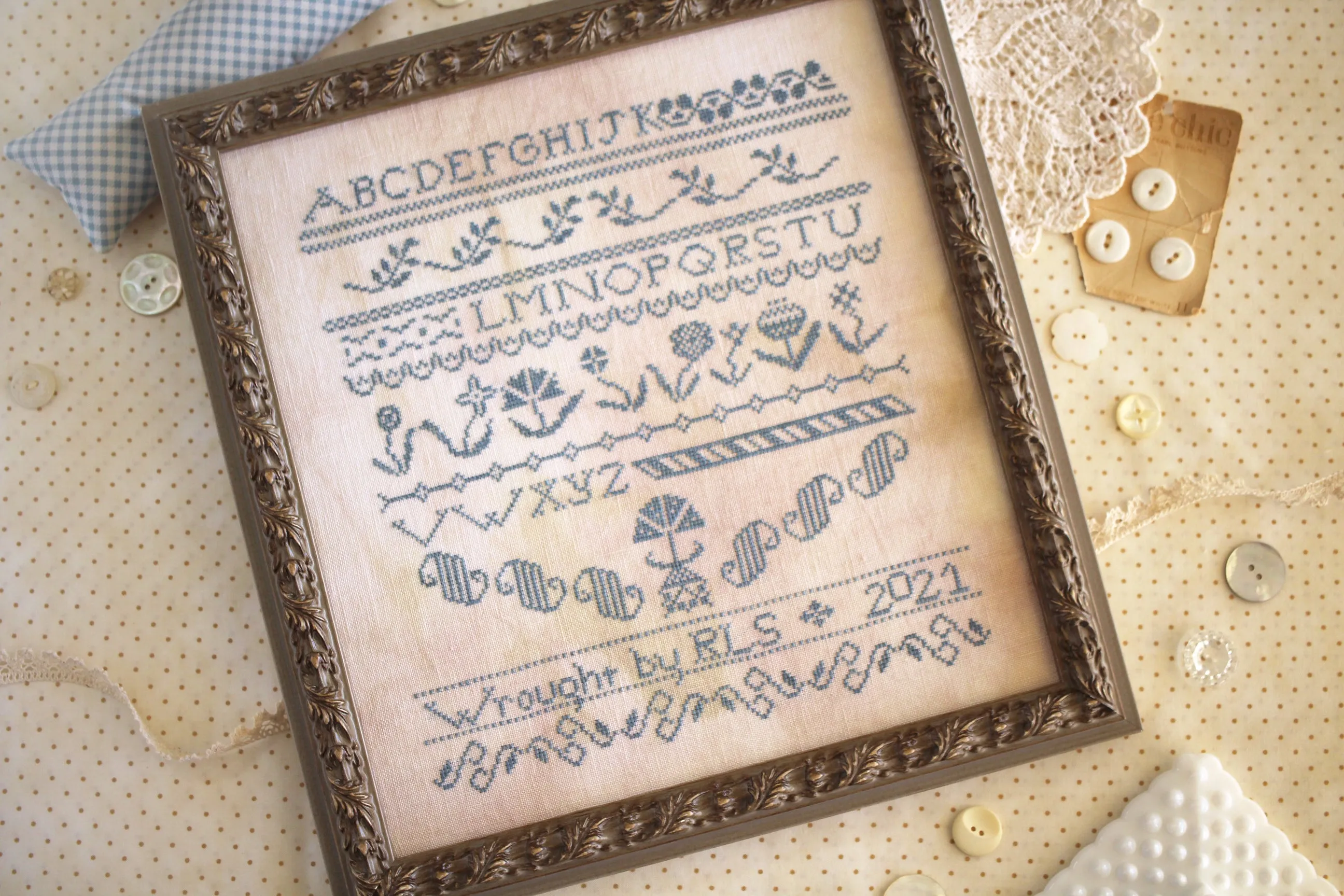 Floretta Sampler - PDF Instant Download