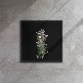 Flower Tree Framed Canvas Print