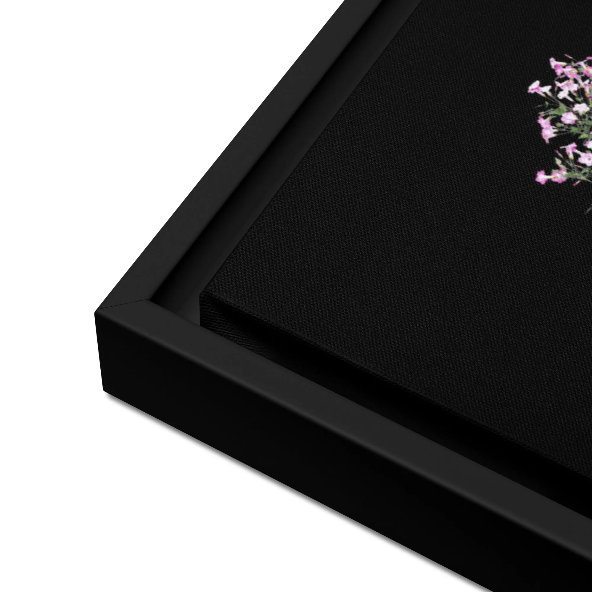 Flower Tree Framed Canvas Print