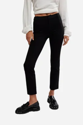 Free People Molly Slim Pant in Black