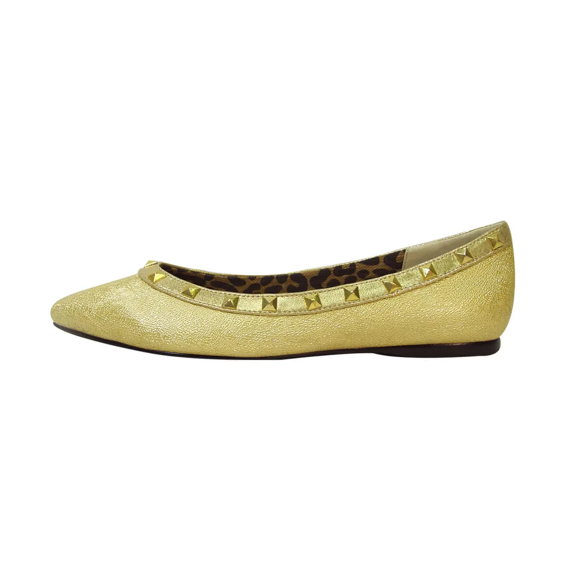 FUZZY Emily Women's Wide Width Pointed Toe Dress Casual Flats