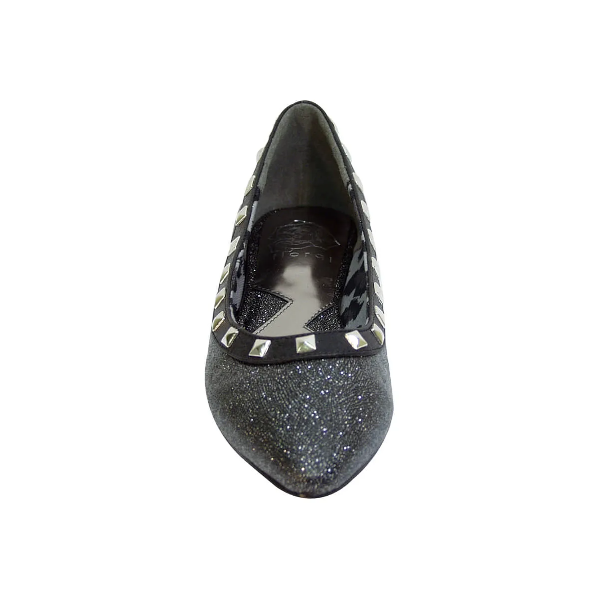 FUZZY Emily Women's Wide Width Pointed Toe Dress Casual Flats