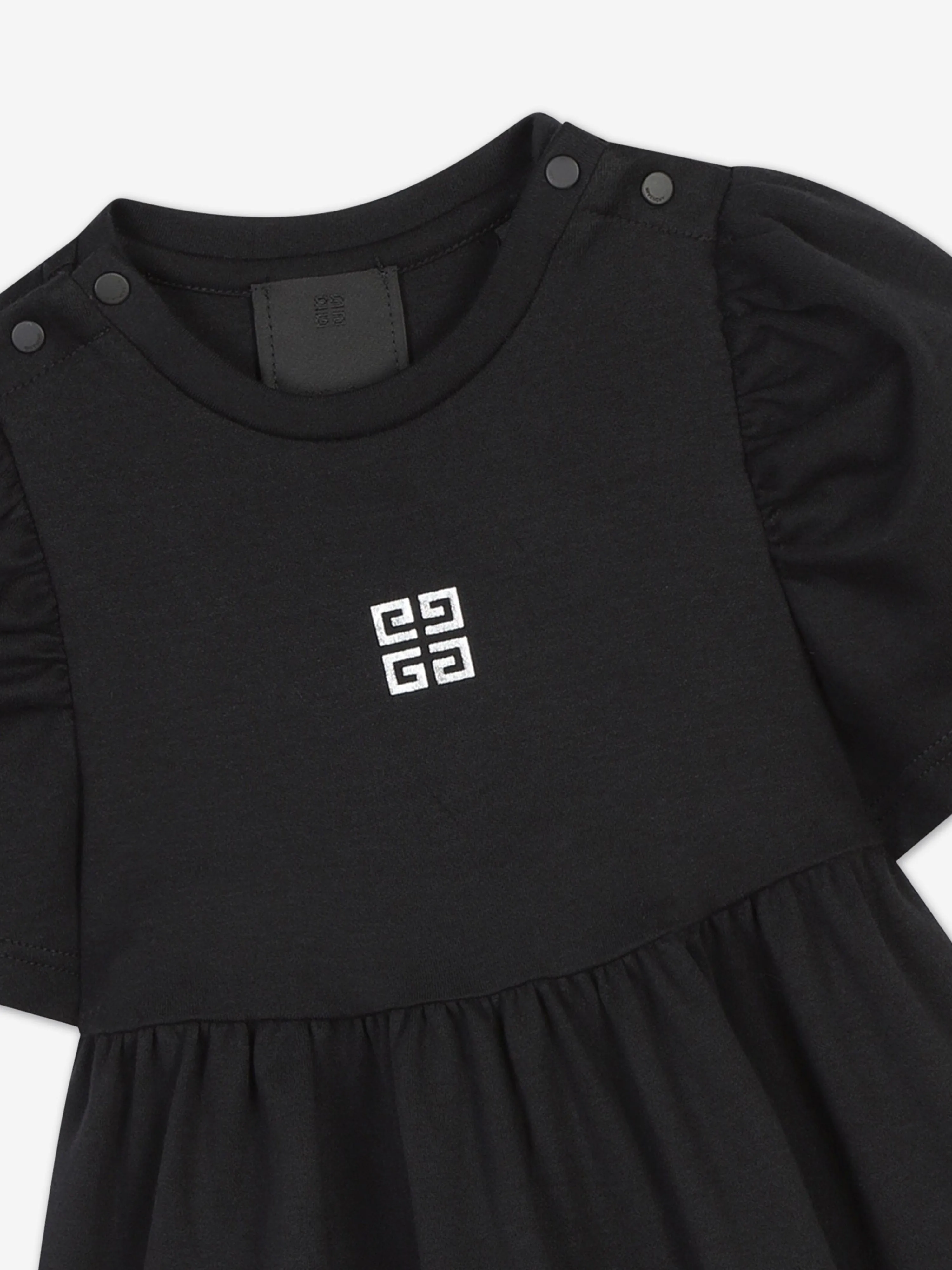 Givenchy Baby Girls 4G Logo Dress in Black