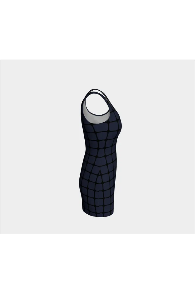 Grid Bodycon Dress