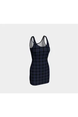 Grid Bodycon Dress