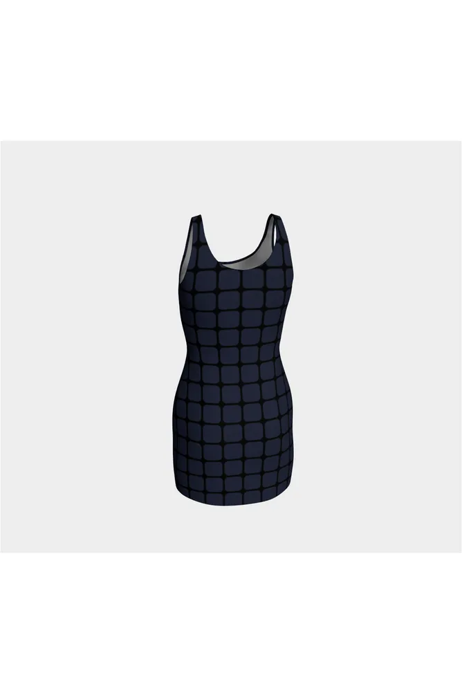 Grid Bodycon Dress