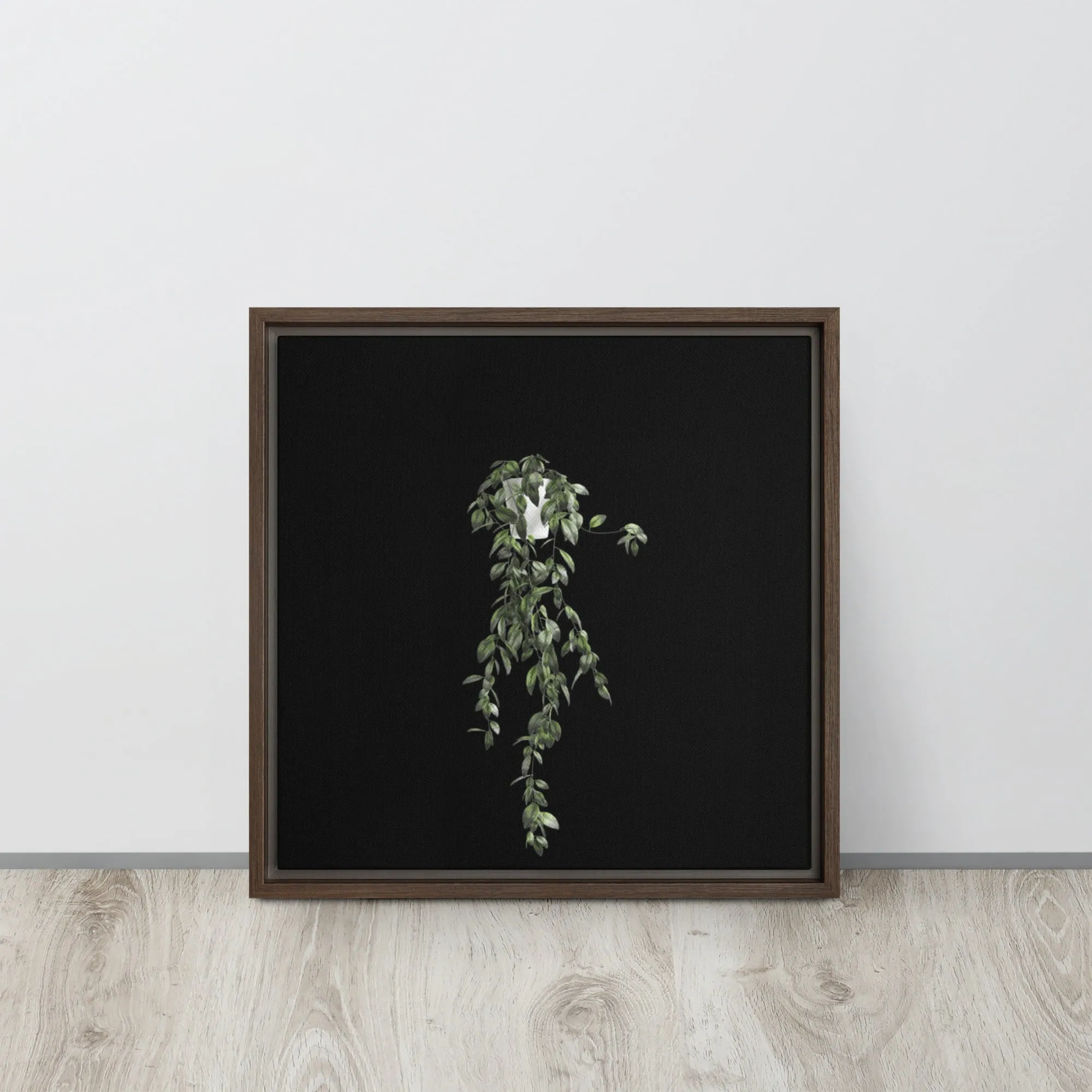 Hanging Vine Framed Canvas Print