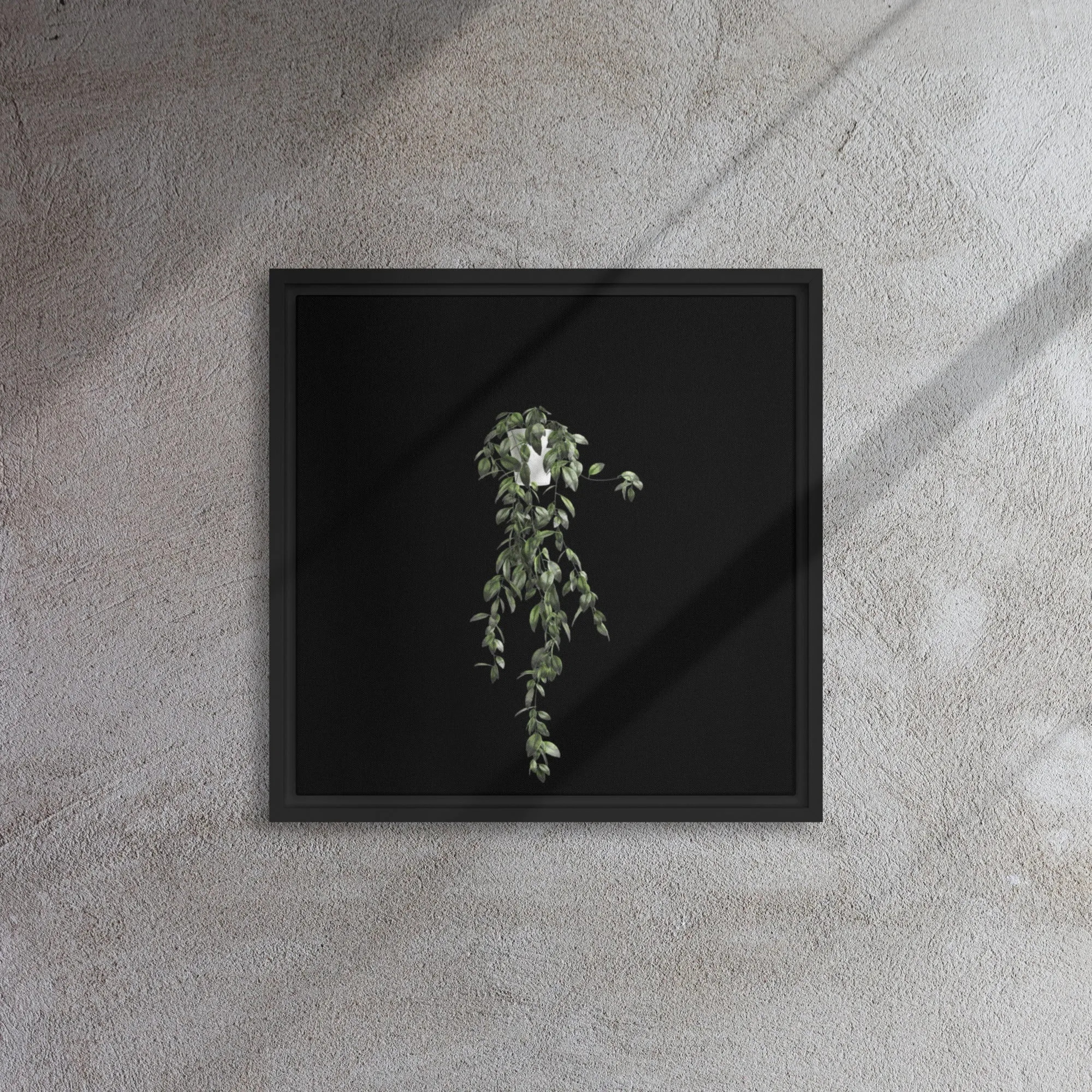Hanging Vine Framed Canvas Print