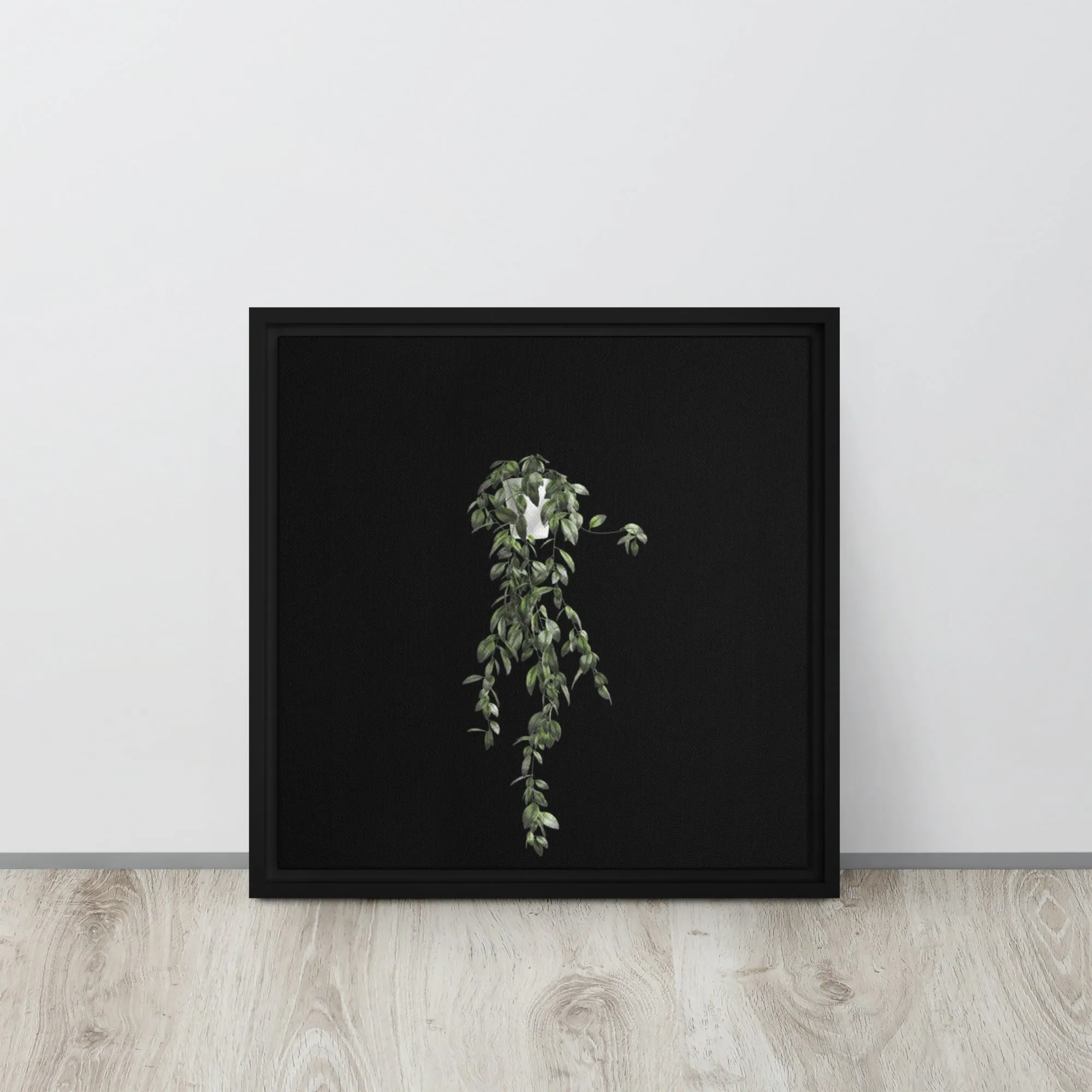 Hanging Vine Framed Canvas Print