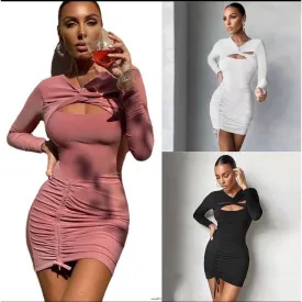 Hollow Out Sexy bodycon Dress 