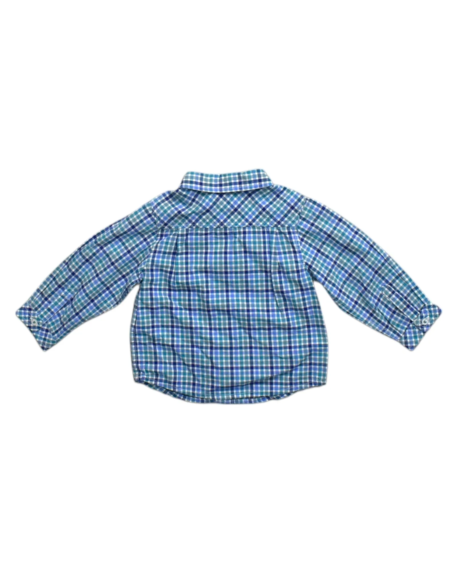 Jacadi Checkered Long Sleeve Shirt 12M