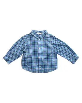 Jacadi Checkered Long Sleeve Shirt 12M