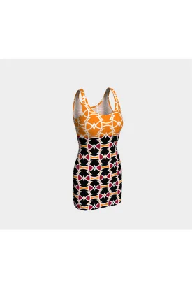 Kente Star Bodycon Dress