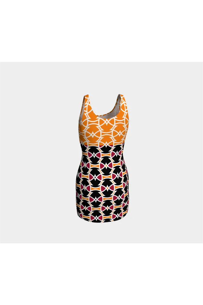 Kente Star Bodycon Dress