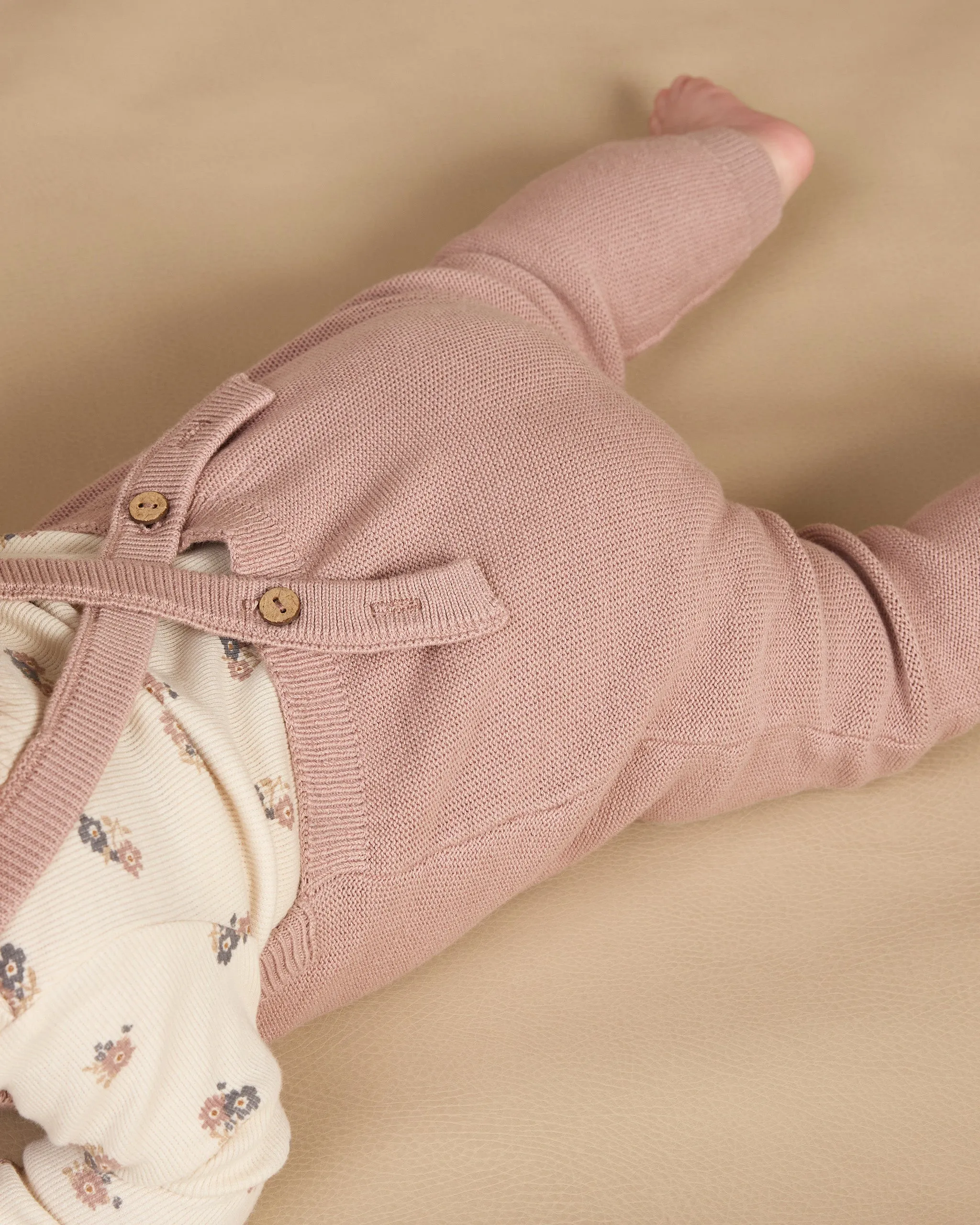Knit Overall || Mauve