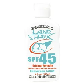 Land Shark SPF 45 Original Formula Sunscreen Lotion 4oz.