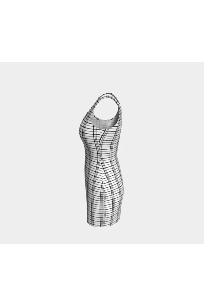 Lattice Bodycon Dress