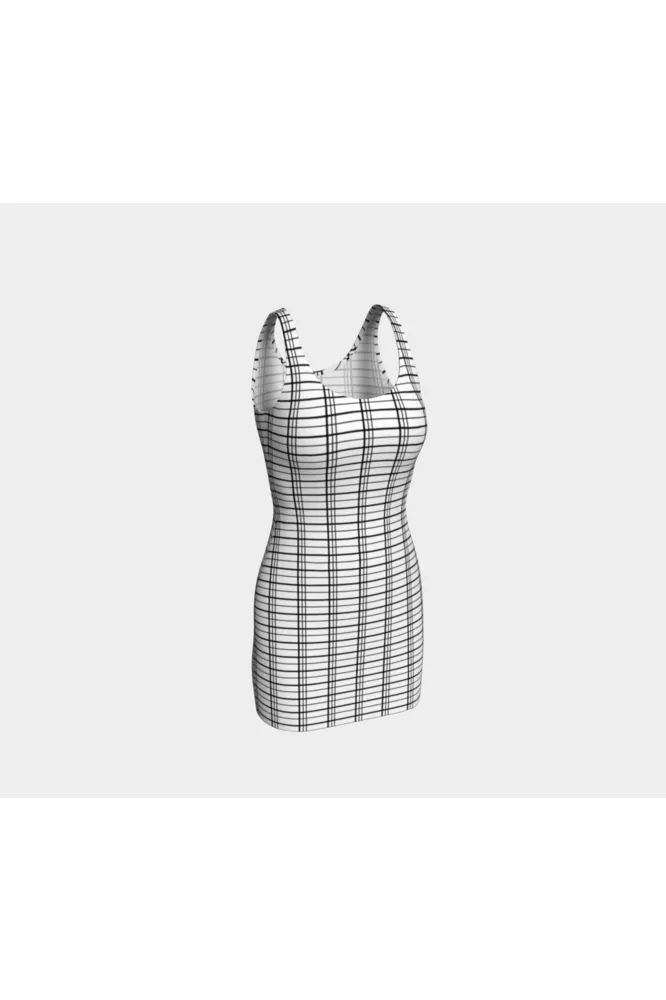 Lattice Bodycon Dress