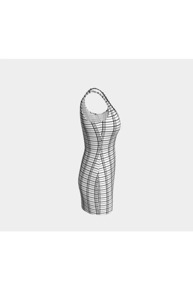 Lattice Bodycon Dress
