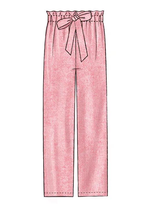 M7942 Misses', Children's and Girls' Top, Skirt, Shorts and Pants (size: All Sizes in One Envelope)