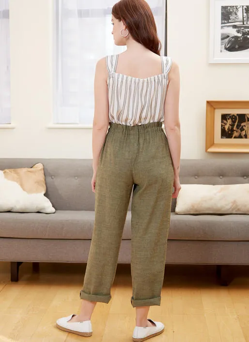 M7942 Misses', Children's and Girls' Top, Skirt, Shorts and Pants (size: All Sizes in One Envelope)