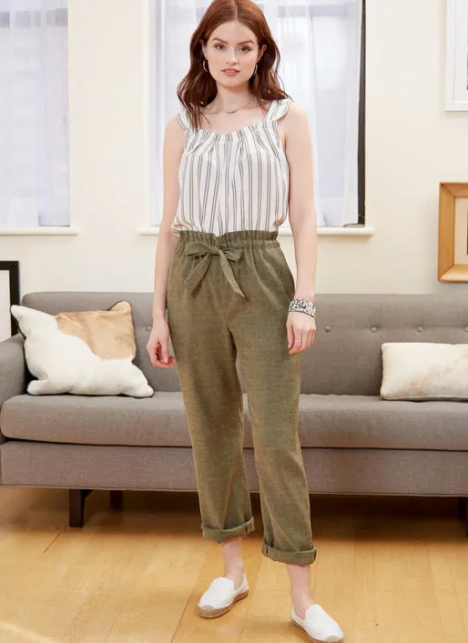 M7942 Misses', Children's and Girls' Top, Skirt, Shorts and Pants (size: All Sizes in One Envelope)