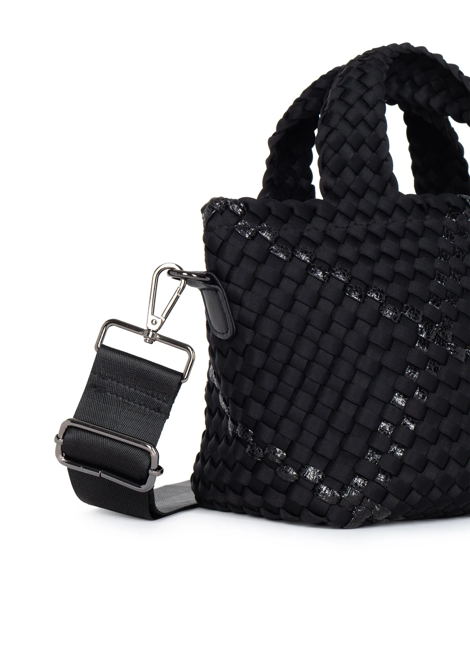 Mark Noir Woven Mini Tote