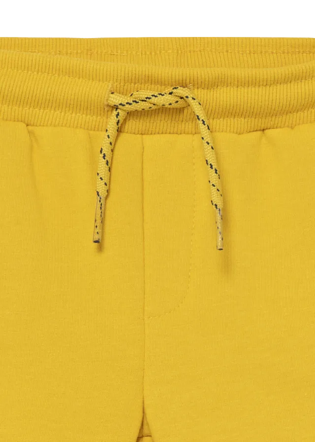 Mayoral - Baby Boys Fleece Joggers in Gold