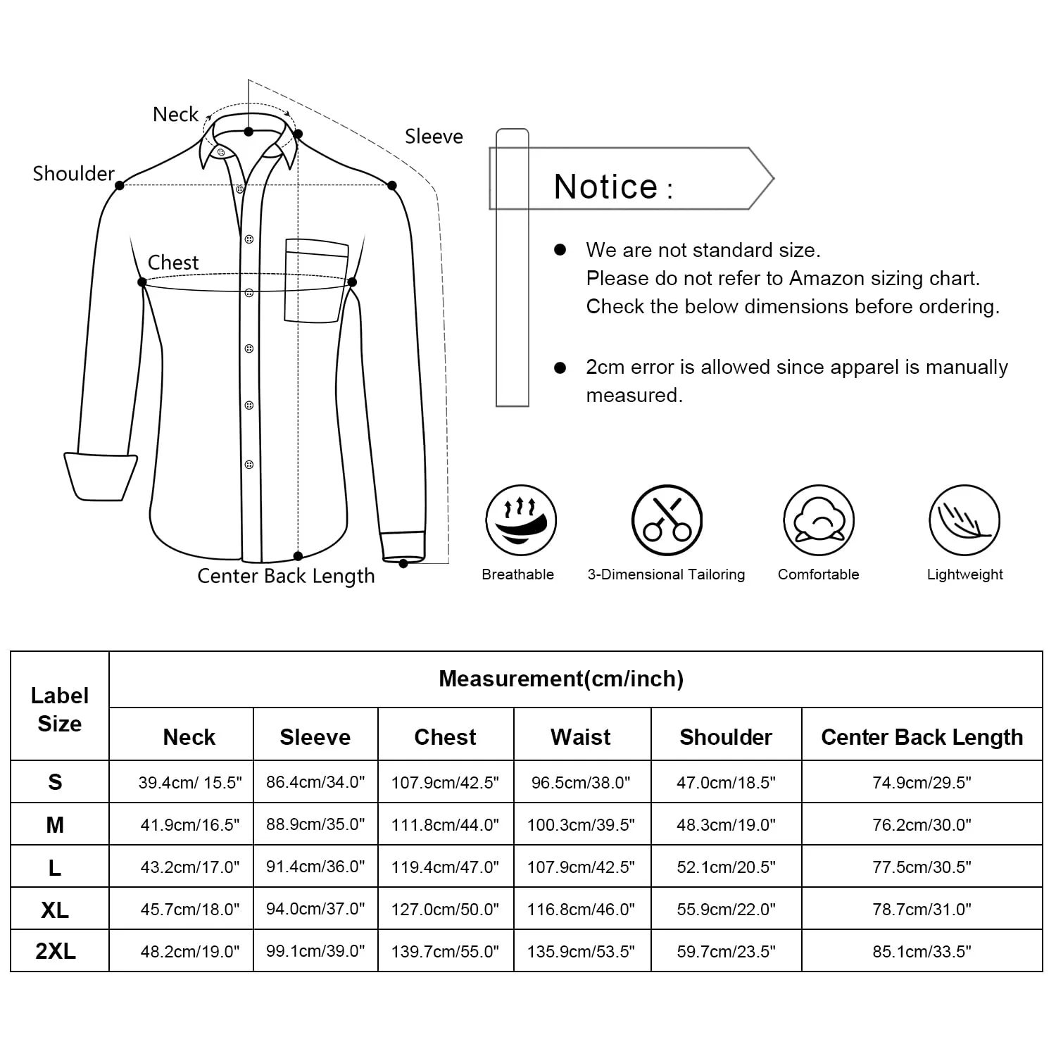 Men's Business Slim Fit Dress Shirt Long Sleeve Patchwork Button-Down Shirt, 004-White Royal Blue