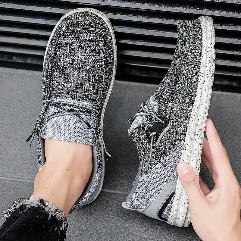 Men’s Casual Canvas Loafers Breathable and Versatile