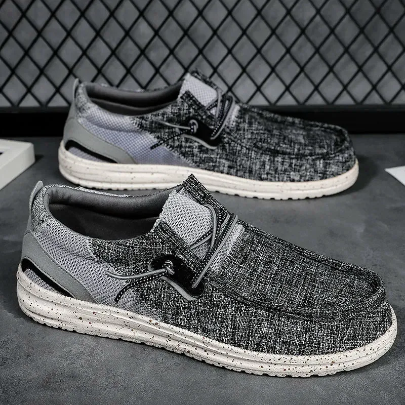Men’s Casual Canvas Loafers Breathable and Versatile