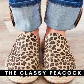 Metallic Leopard Taffy Mules | Corkys