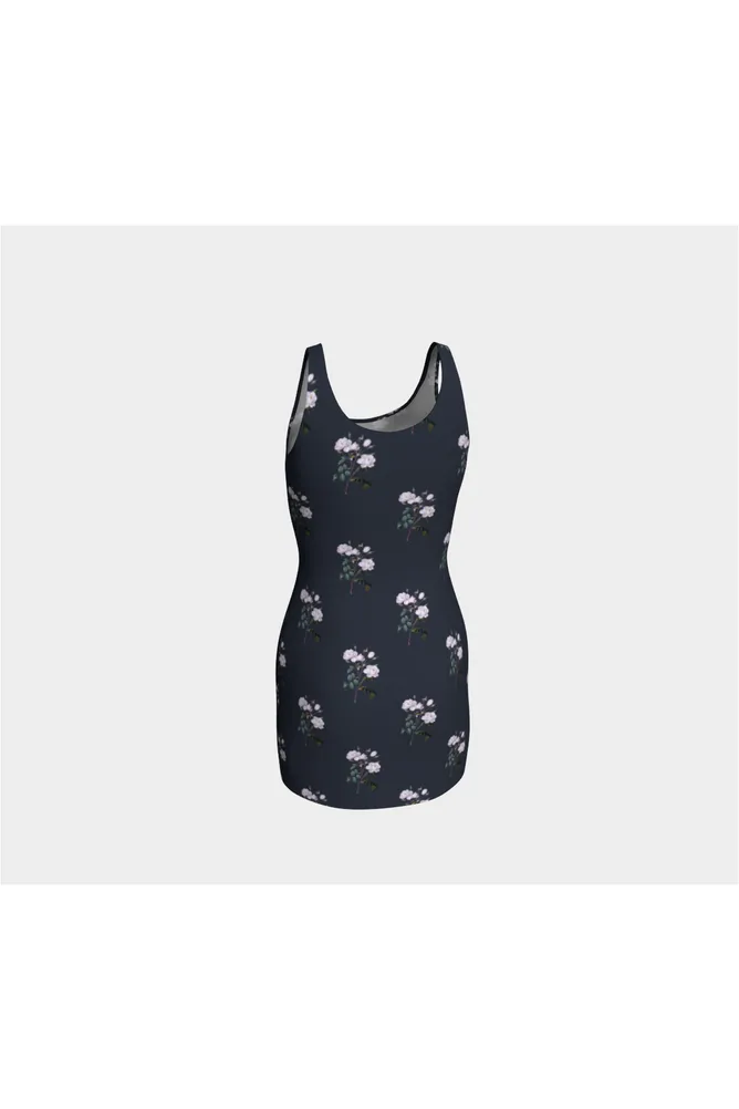 Midnight Bellflower Bodycon Dress