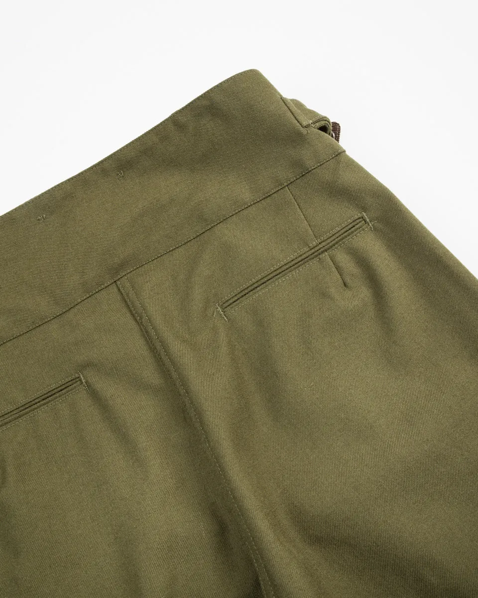 Military Twill Gurkha Pants - Soldier Green