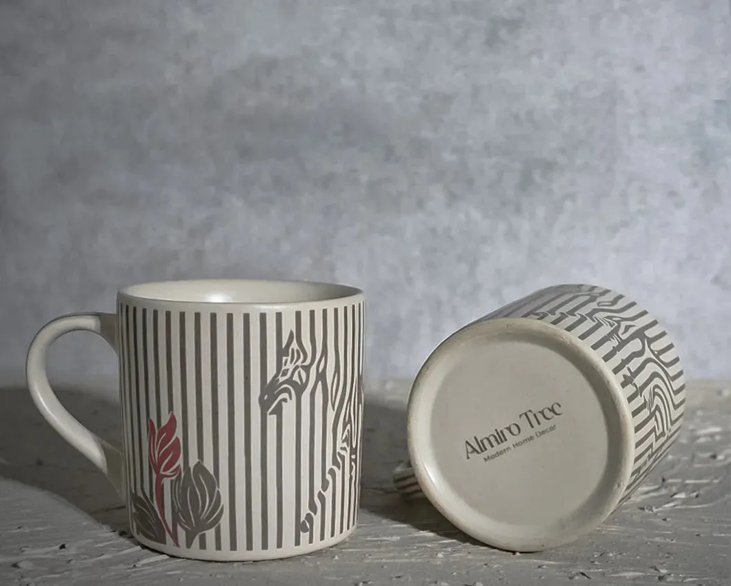 Monochromatic Design Ceramic Coffee Mug | 260 ml