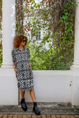 Nobu Dress Black & Cream