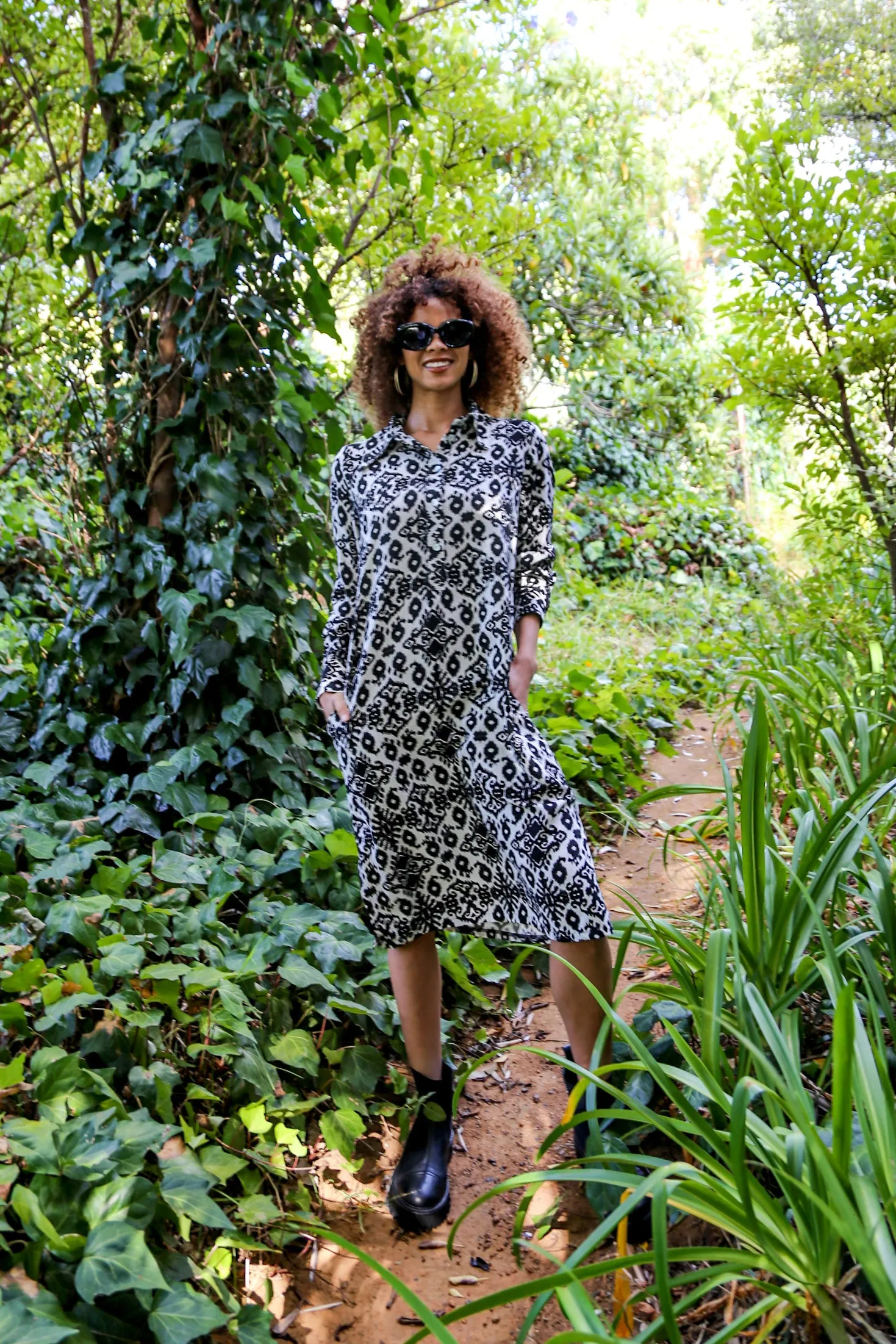 Nobu Dress Black & Cream