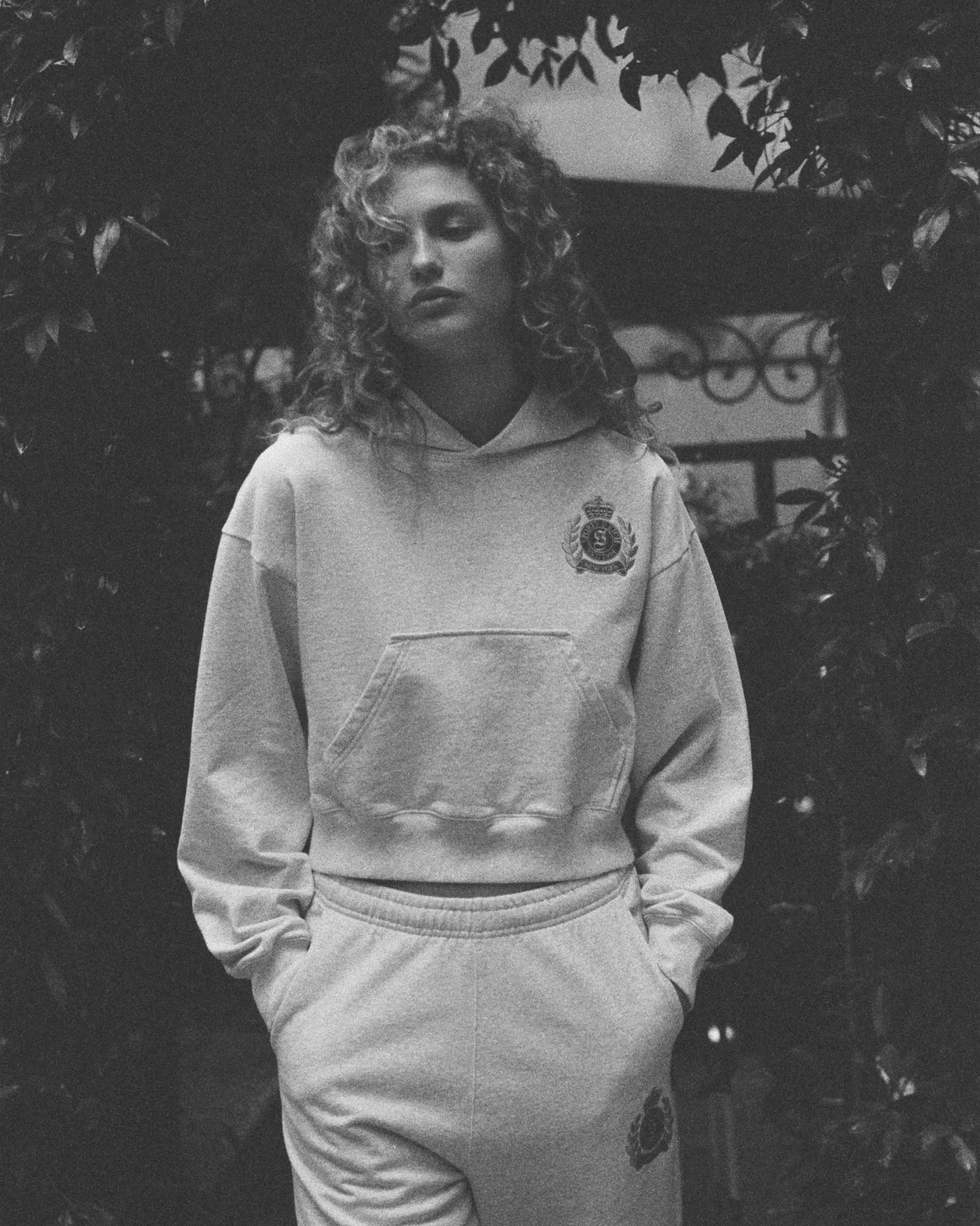 NY Crest Sweatpant - Heather Gray/Gold