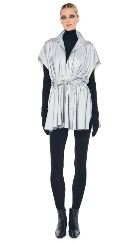 OS SLEEVELESS BF NK SHIRT FLARED MINI DRESS
