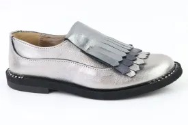 Papanatas Metallic Fringe Slip-on