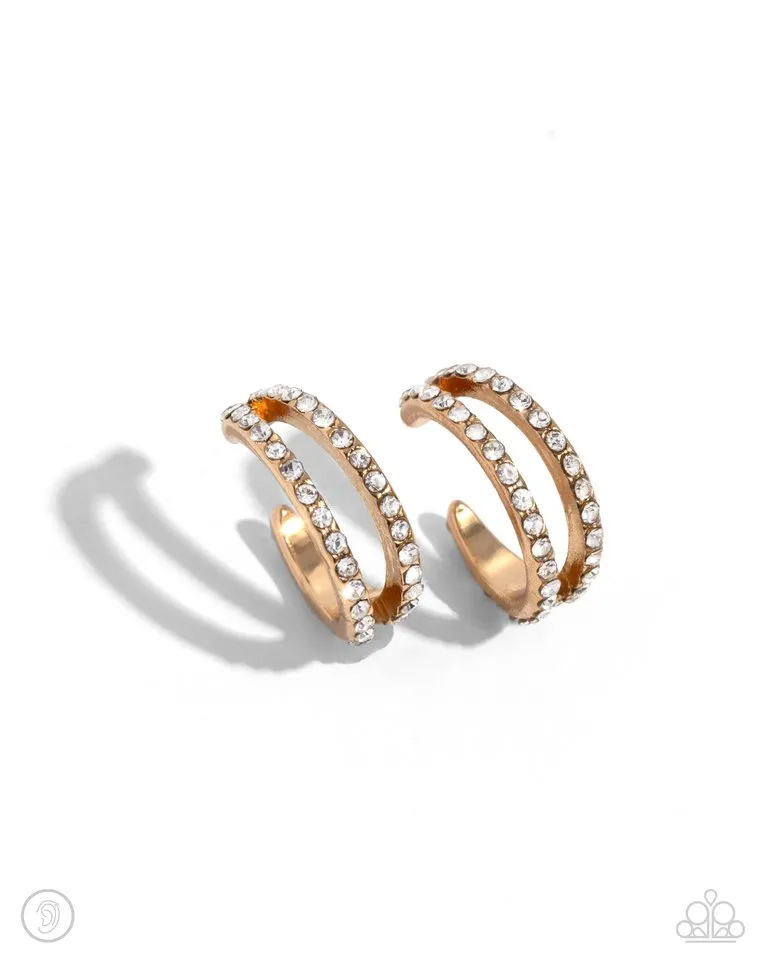 Paparazzi Earring ~ Monochromatic Mystique