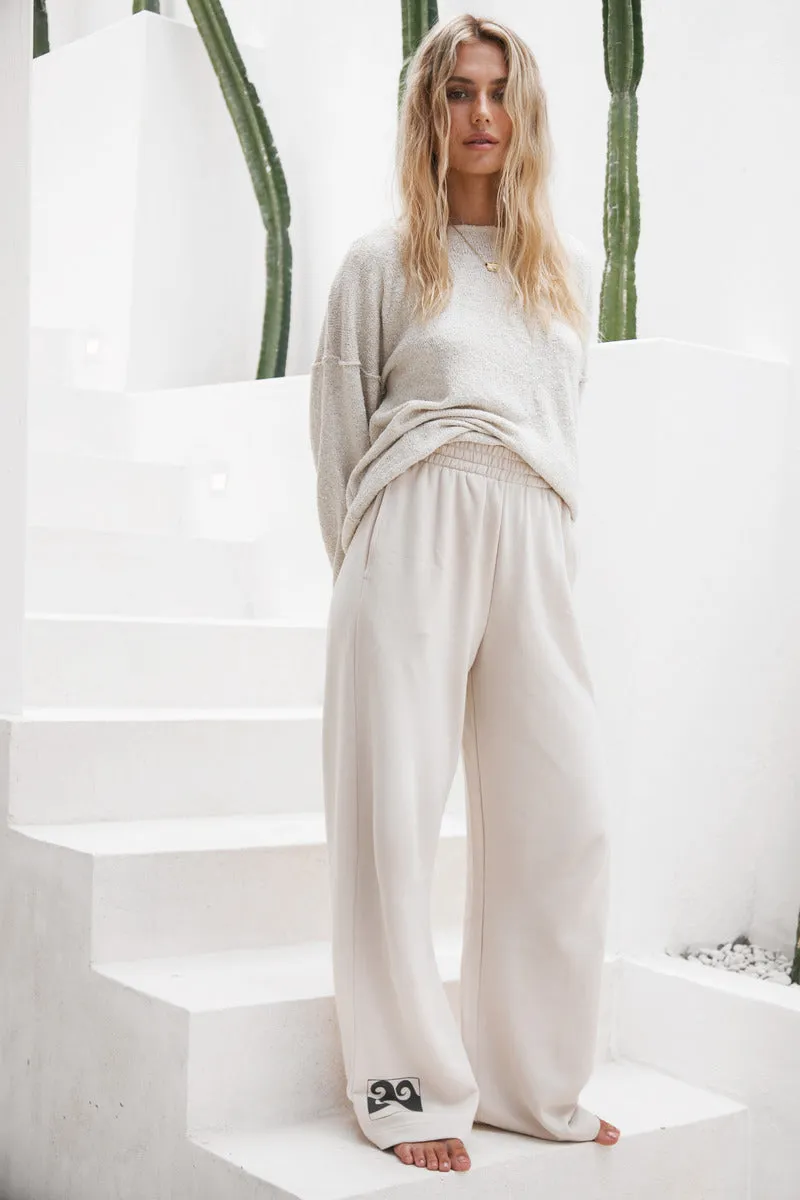 PARADISE NOW TERRY PANT - NATURAL