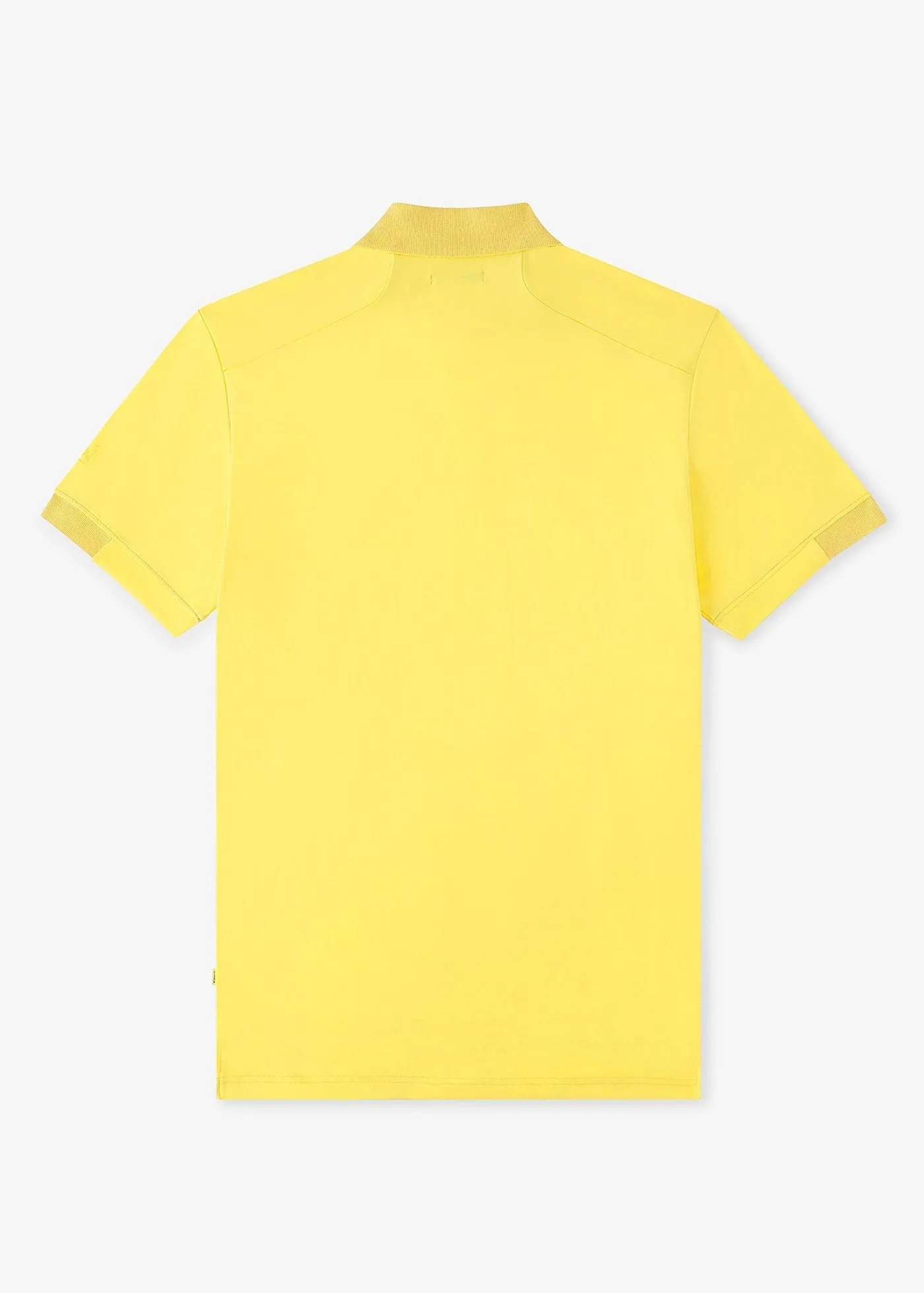 Performance Tipped Polo | Yellow w/Navy Tipping