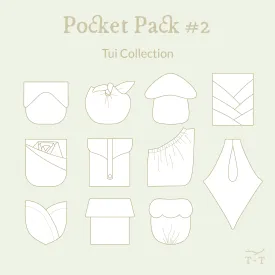 Pocket Pack 2 Sewing Pattern - Tui Collection - Child   Adult