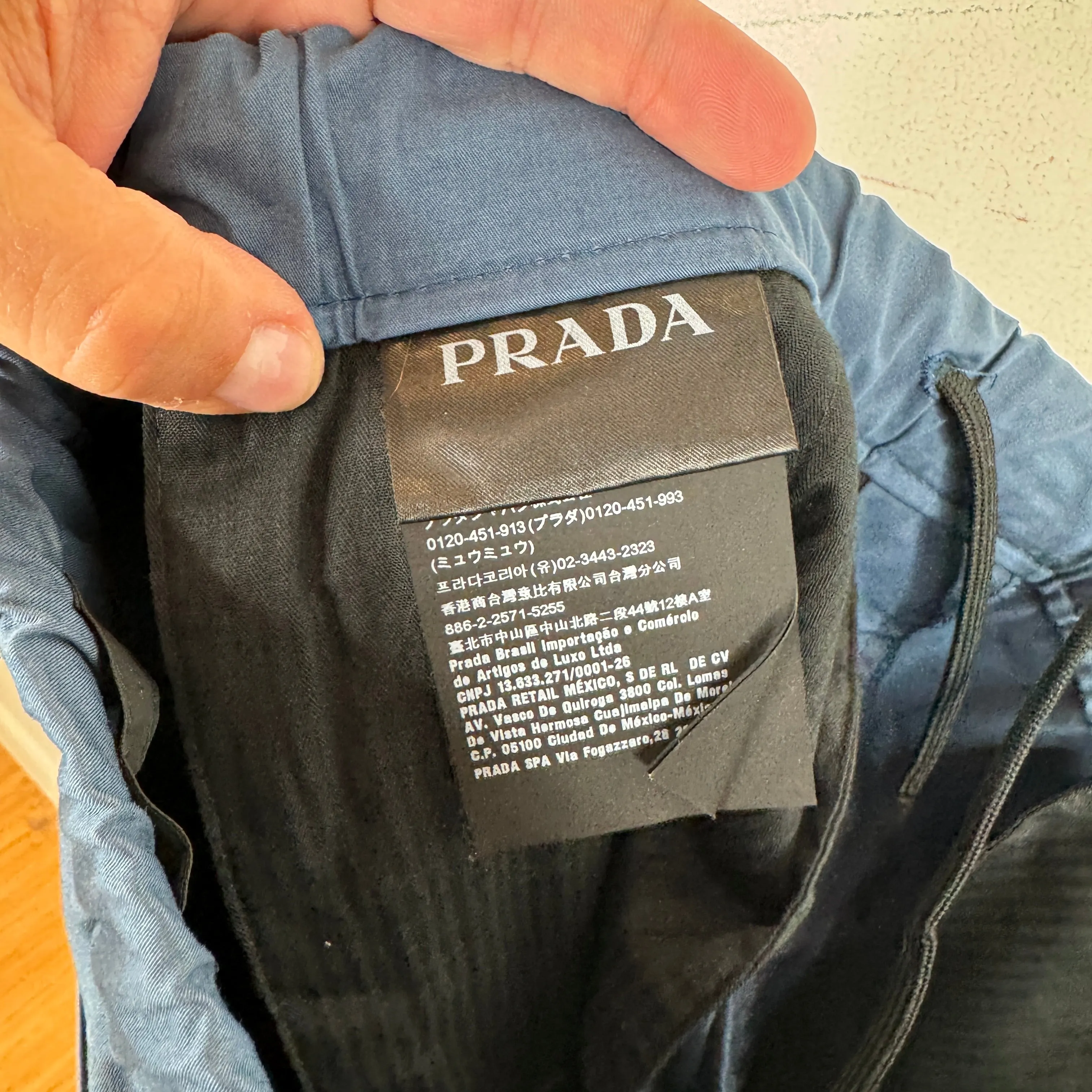 Prada Chino Ski Joggers