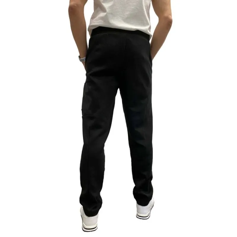 Puma Men's Black Cargo Sweatpants with Classic Cut and Functional Pockets