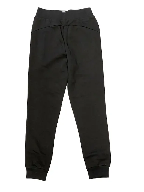 Puma pantalone in felpa da ragazza con polsino ESS  Sweatpants FL cl G 672114 11 Black-Rose Gold